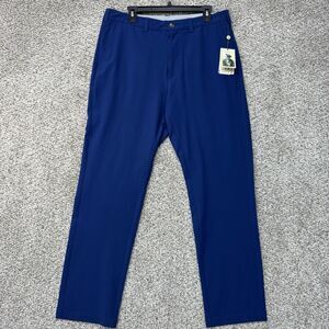 Donald Ross Performance Pants Men's 34x32 Blue Moisture Wicking Walker Pant New